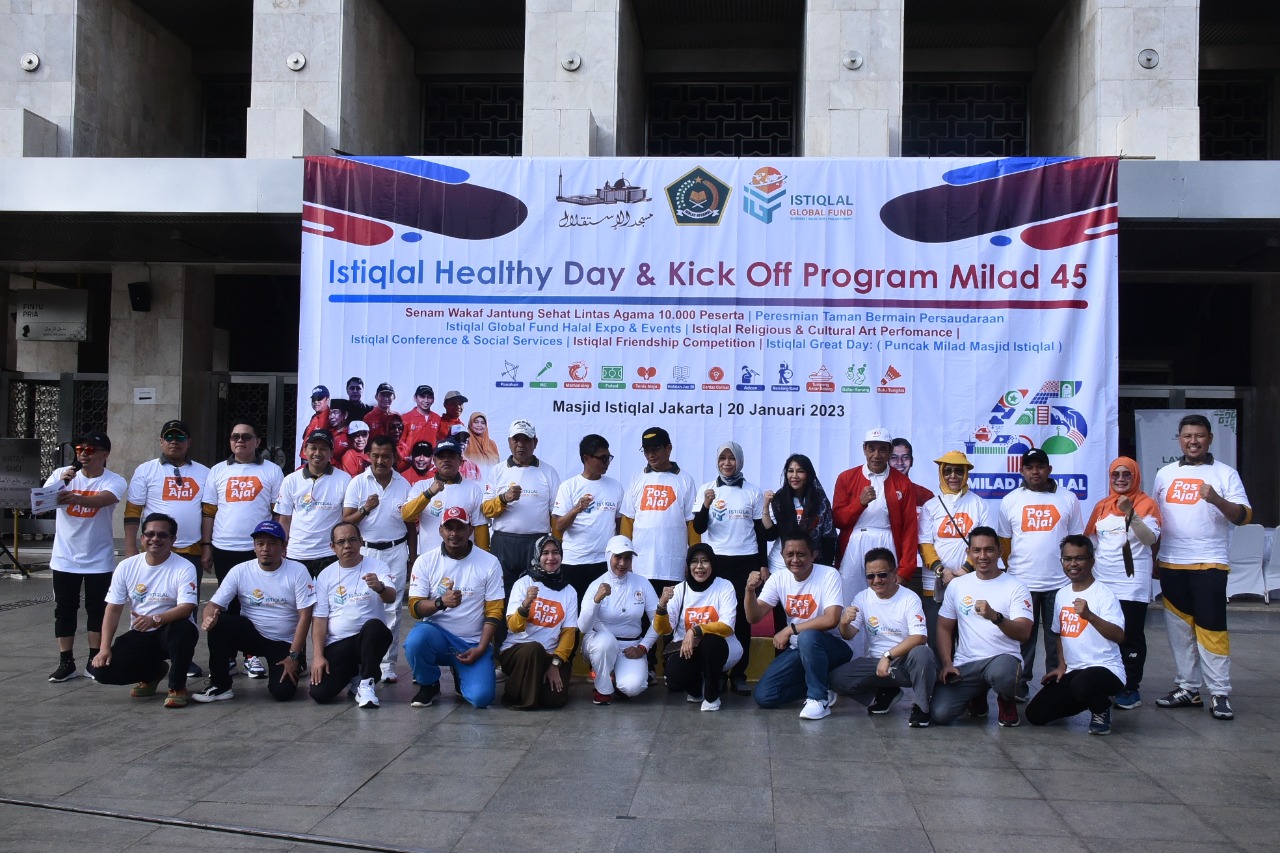Semarak Healthy Day & Kick Off Program Milad Istiqlal ke-45