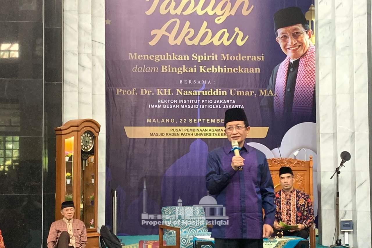KH Nasaruddin Umar, Meneguhkan Spirit Moderasi dalam Bingkai Kebhinekaan