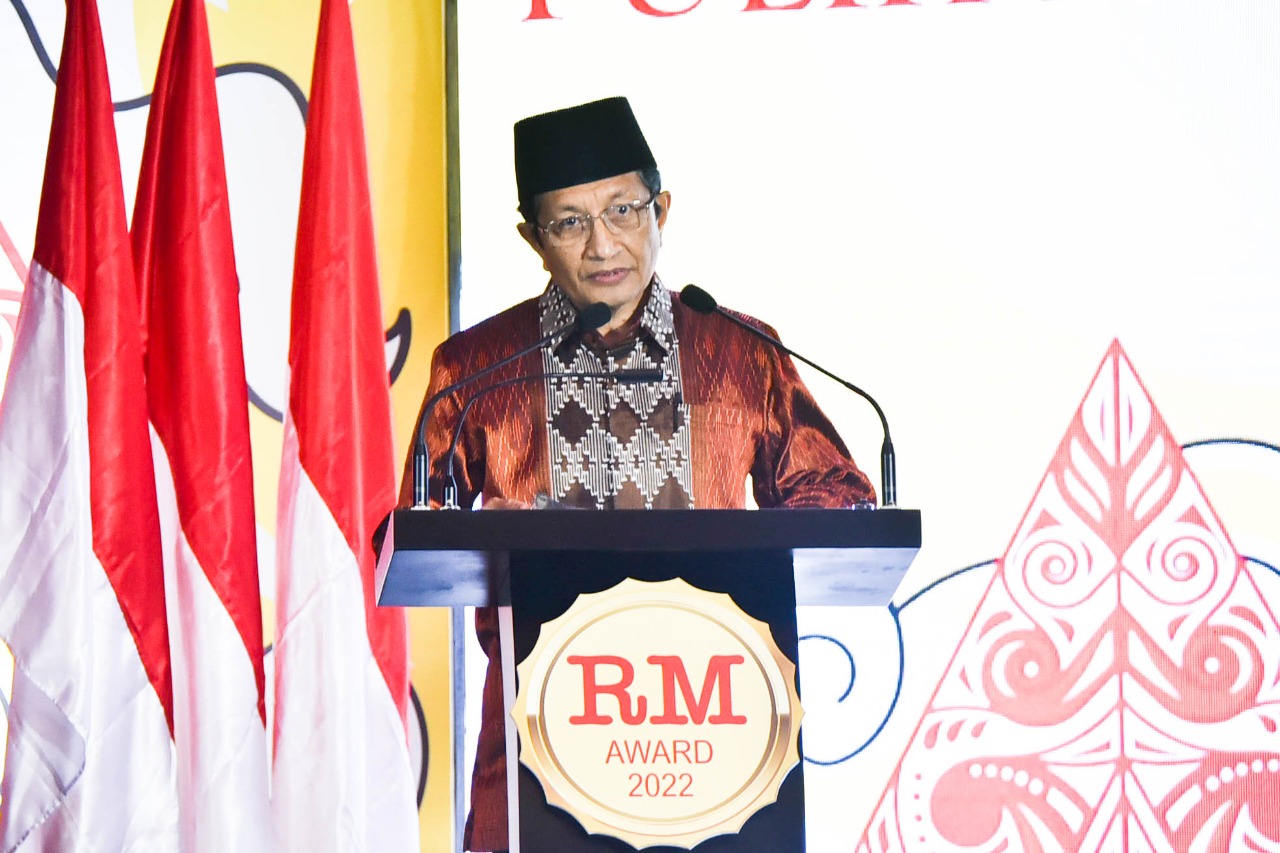 Prof. Dr. KH. Nasaruddin Umar, MA. Meraih Penghargaan Rakyat Merdeka Award 2022