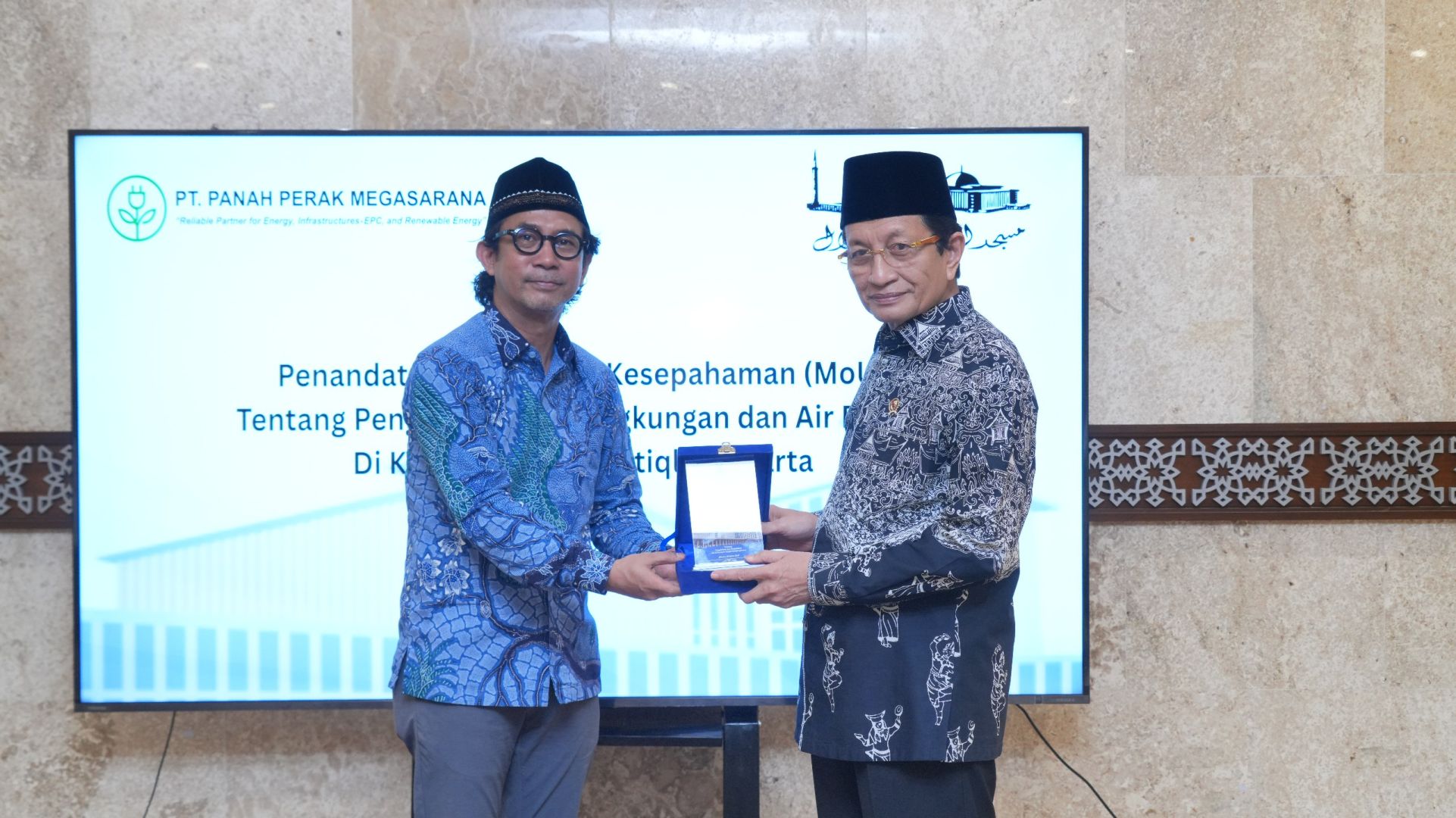 Istiqlal dan PT Panah Perak Megasarana Teken MoU Kelola Air Bersih
